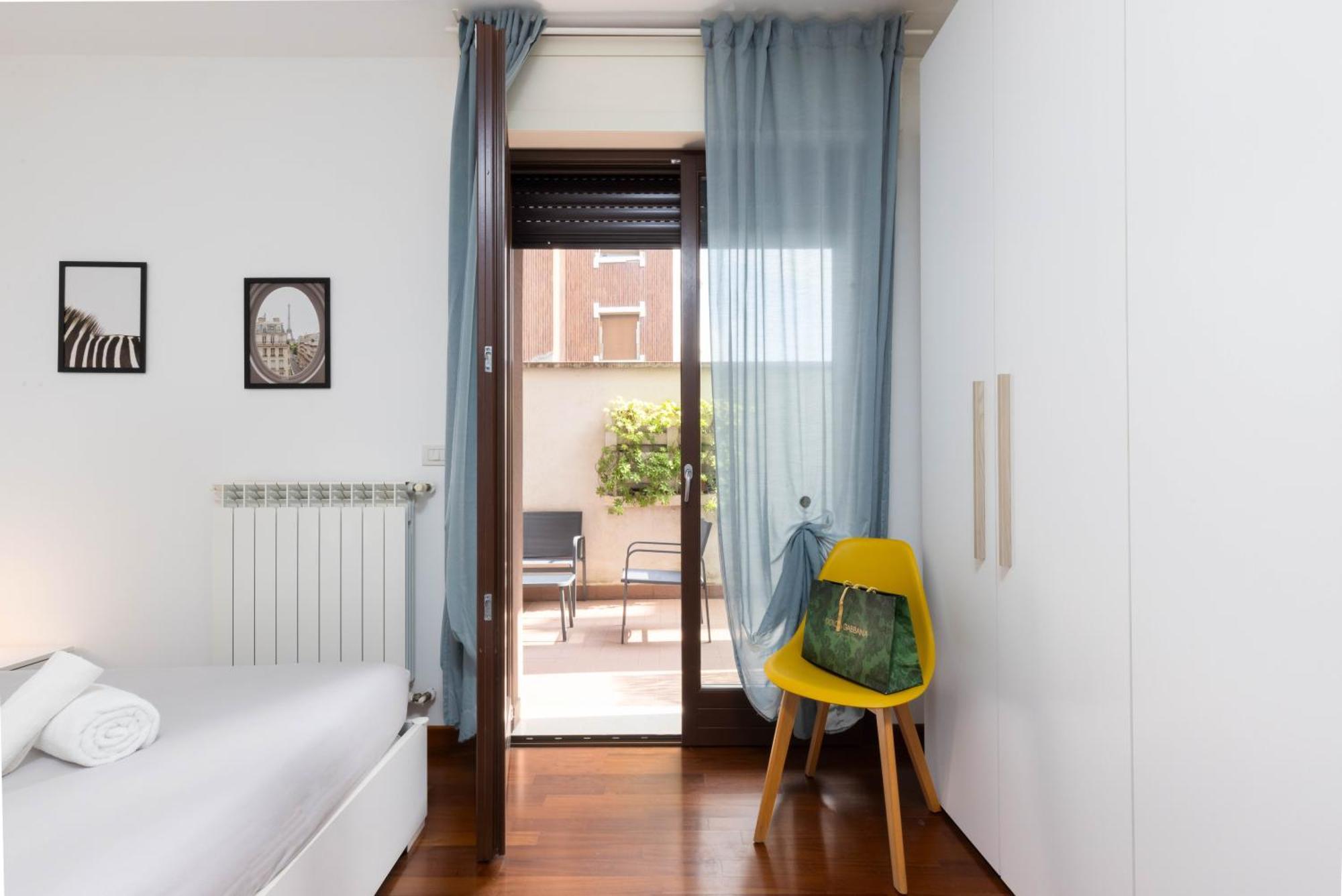 Ferienwohnung Terrace Milan Con Parcheggio Incluso Exterior foto