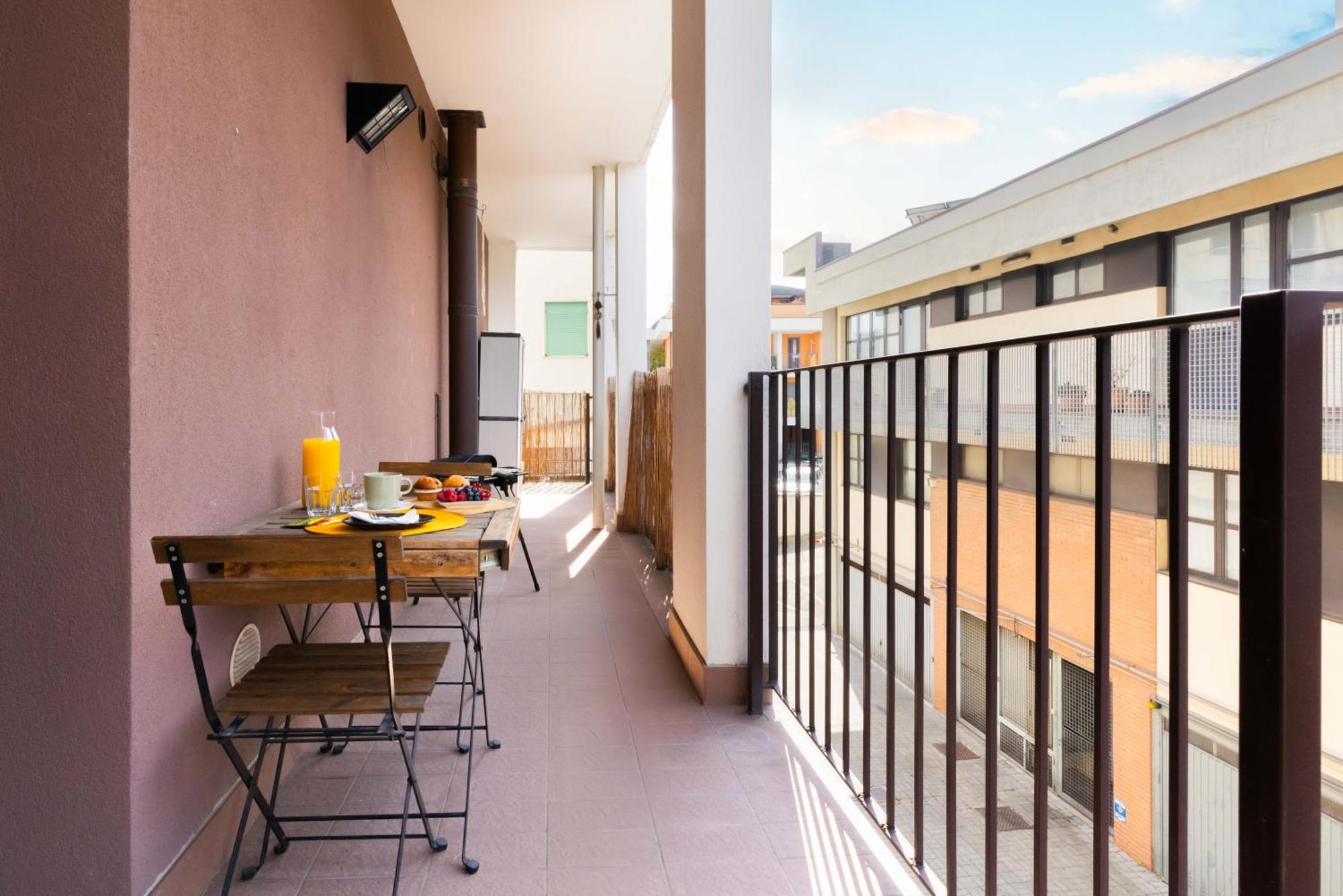 Ferienwohnung Terrace Milan Con Parcheggio Incluso Exterior foto