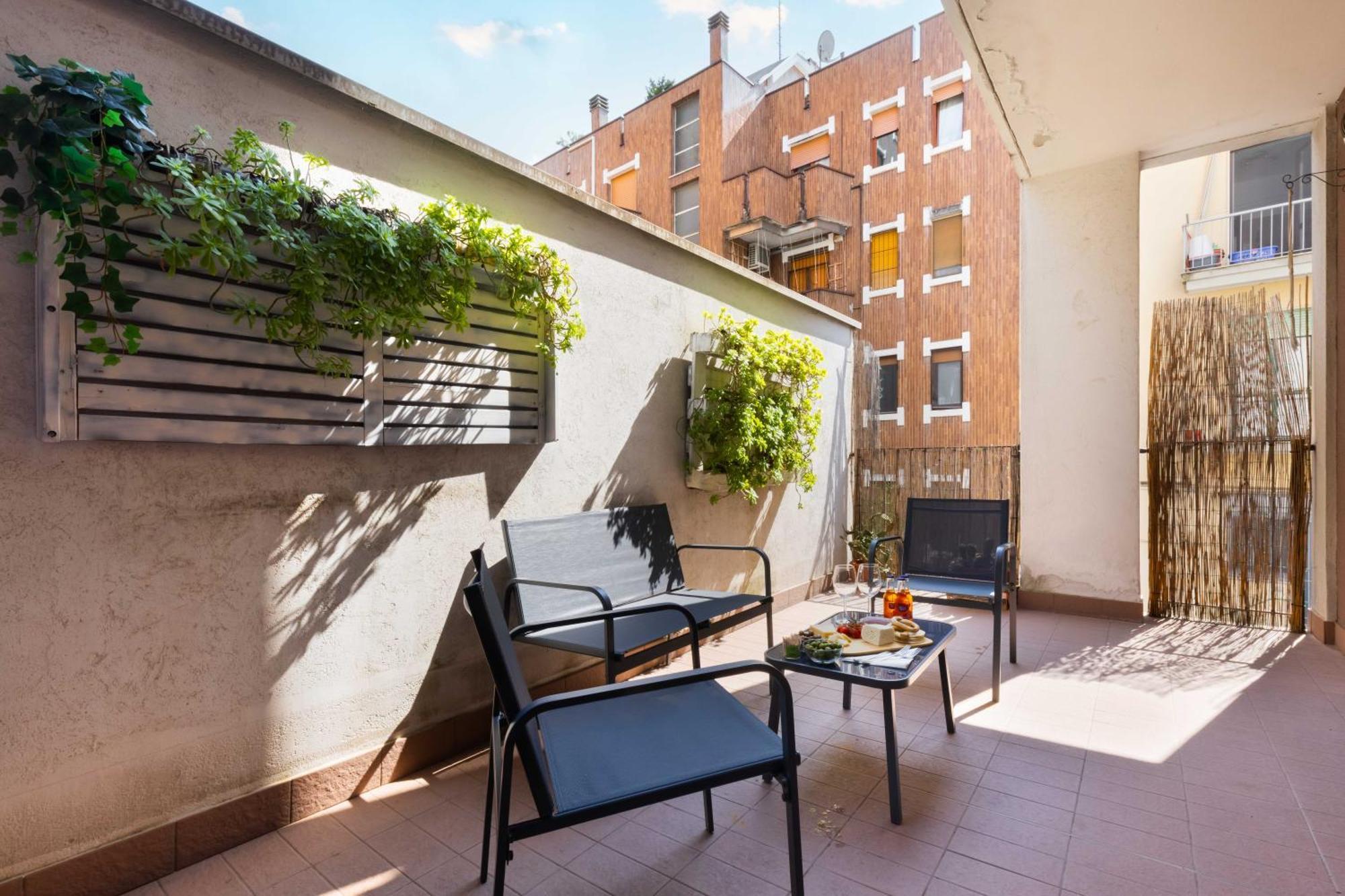 Ferienwohnung Terrace Milan Con Parcheggio Incluso Exterior foto